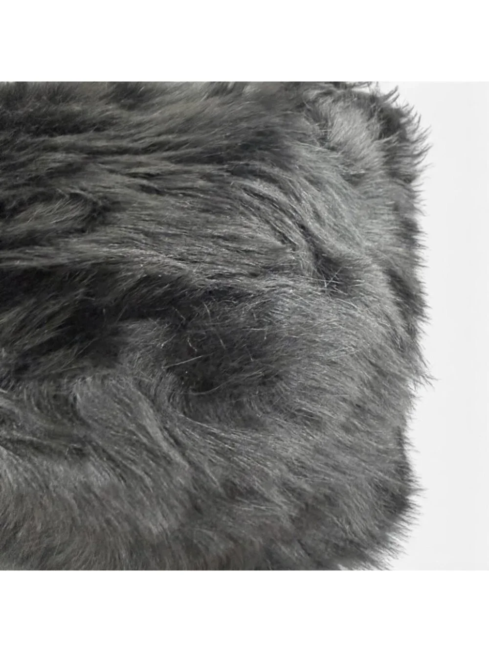Moncler Caradoc Logo Patch Eco Fur Leather Tote Black